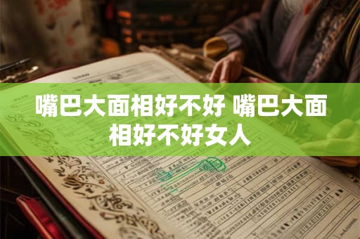 嘴巴大面相好不好 嘴巴大面相好不好女人