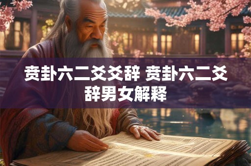 贲卦六二爻爻辞 贲卦六二爻辞男女解释