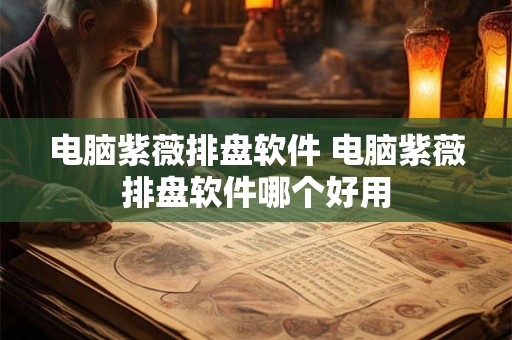 电脑紫薇排盘软件 电脑紫薇排盘软件哪个好用