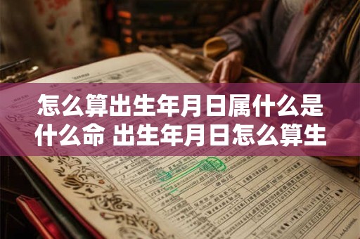 怎么算出生年月日属什么是什么命 出生年月日怎么算生辰八字