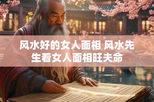风水好的女人面相 风水先生看女人面相旺夫命