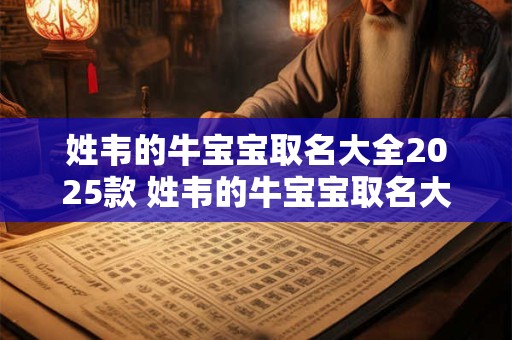 姓韦的牛宝宝取名大全2025款 姓韦的牛宝宝取名大全2025款女孩