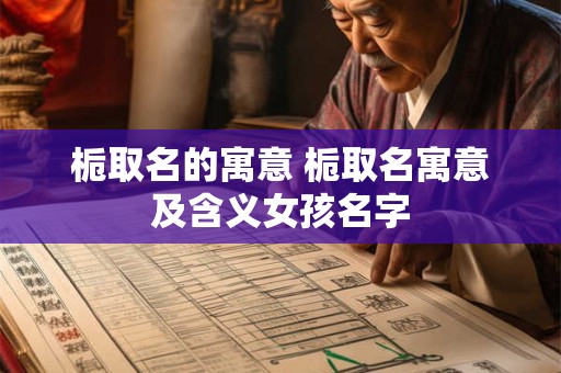 栀取名的寓意 栀取名寓意及含义女孩名字