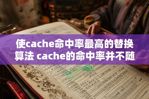 使cache命中率最高的替换算法 cache的命中率并不随其容量增大线性的提高