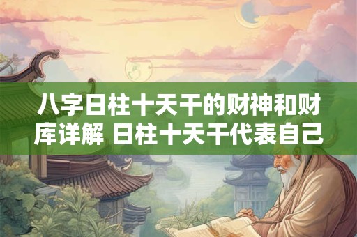 八字日柱十天干的财神和财库详解 日柱十天干代表自己还是地支