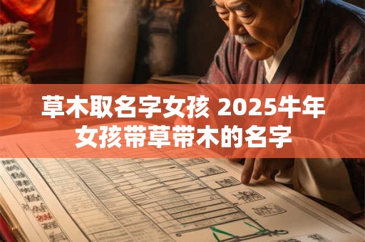 草木取名字女孩 2025牛年女孩带草带木的名字