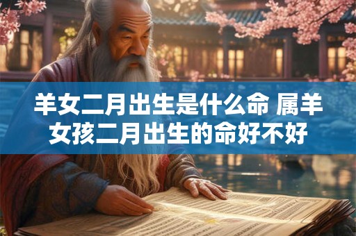 羊女二月出生是什么命 属羊女孩二月出生的命好不好