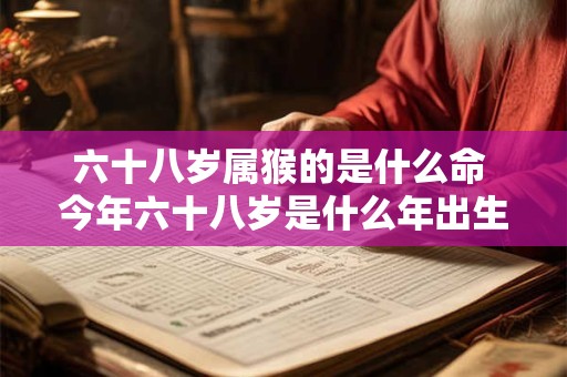 六十八岁属猴的是什么命 今年六十八岁是什么年出生