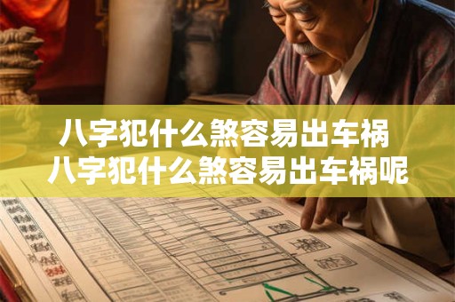 八字犯什么煞容易出车祸 八字犯什么煞容易出车祸呢