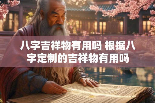 八字吉祥物有用吗 根据八字定制的吉祥物有用吗