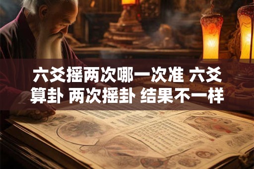 六爻摇两次哪一次准 六爻算卦 两次摇卦 结果不一样
