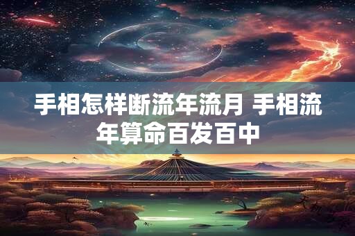 手相怎样断流年流月 手相流年算命百发百中