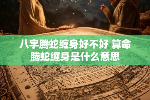 八字腾蛇缠身好不好 算命腾蛇缠身是什么意思