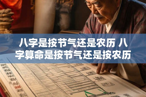 八字是按节气还是农历 八字算命是按节气还是按农历算的 八字是按节气还是农历 八字算命是按节气还是按农历算的