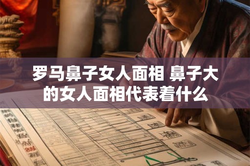 罗马鼻子女人面相 鼻子大的女人面相代表着什么
