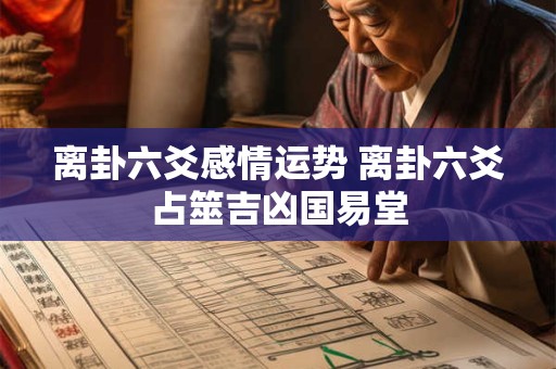 离卦六爻感情运势 离卦六爻占筮吉凶国易堂
