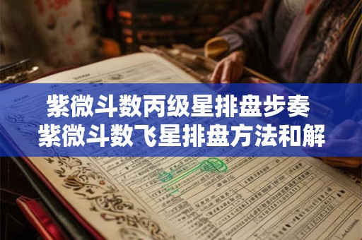 紫微斗数丙级星排盘步奏 紫微斗数飞星排盘方法和解析