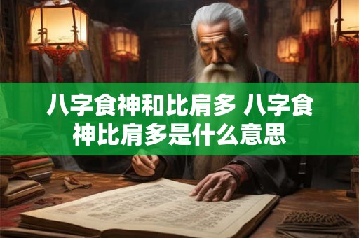 八字食神和比肩多 八字食神比肩多是什么意思