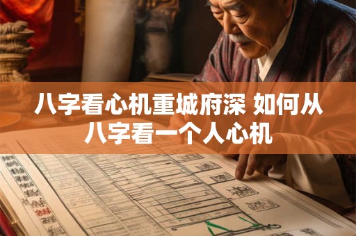 详细阅读:八字看心机重城府深 如何从八字看一个人心机 八字看心机重城府深 如何从八字看一个人心机