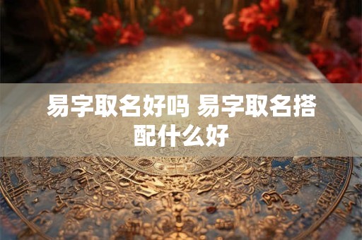 易字取名好吗 易字取名搭配什么好