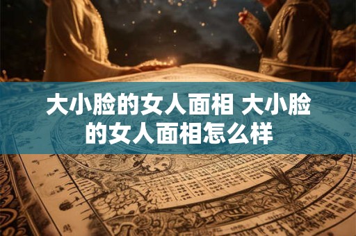 大小脸的女人面相 大小脸的女人面相怎么样