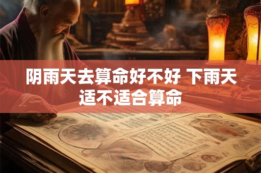 阴雨天去算命好不好 下雨天适不适合算命