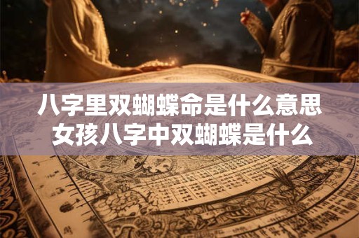 八字里双蝴蝶命是什么意思 女孩八字中双蝴蝶是什么意思