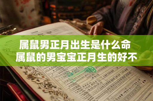 属鼠男正月出生是什么命 属鼠的男宝宝正月生的好不好