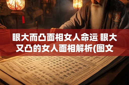 眼大而凸面相女人命运 眼大又凸的女人面相解析(图文)