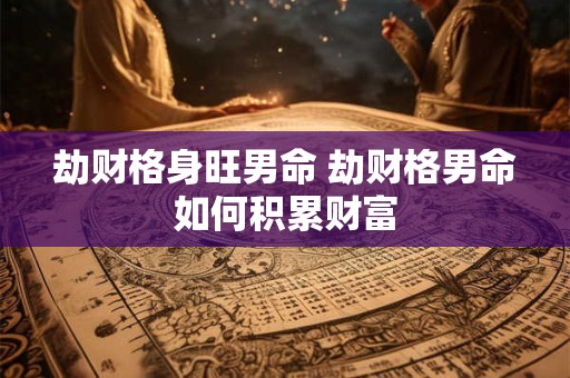 劫财格身旺男命 劫财格男命如何积累财富
