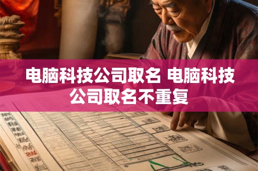电脑科技公司取名 电脑科技公司取名不重复