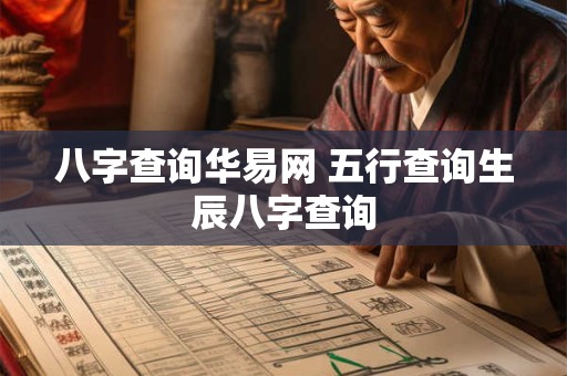 八字查询华易网 五行查询生辰八字查询