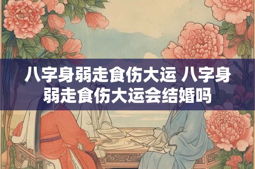 八字身弱走食伤大运 八字身弱走食伤大运会结婚吗