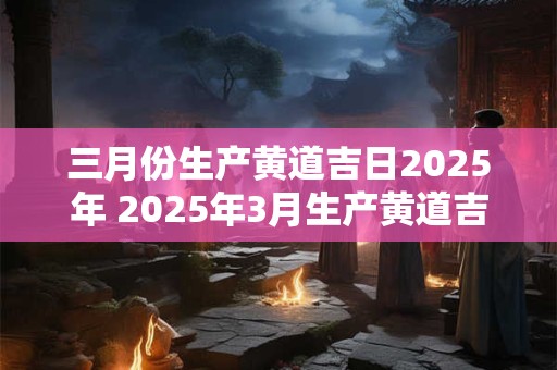 三月份生产黄道吉日2025年 2025年3月生产黄道吉日一览表