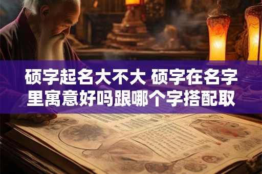 硕字起名大不大 硕字在名字里寓意好吗跟哪个字搭配取名最吉利