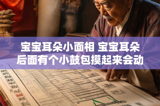 宝宝耳朵小面相 宝宝耳朵后面有个小鼓包摸起来会动