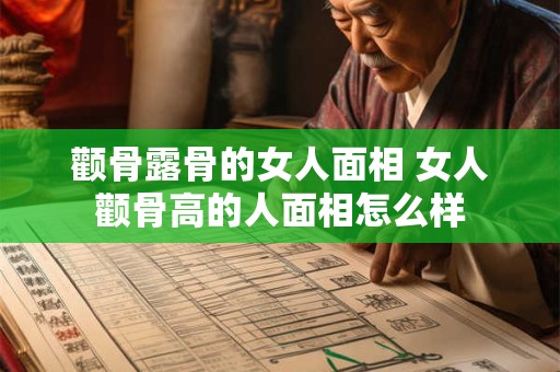 颧骨露骨的女人面相 女人颧骨高的人面相怎么样