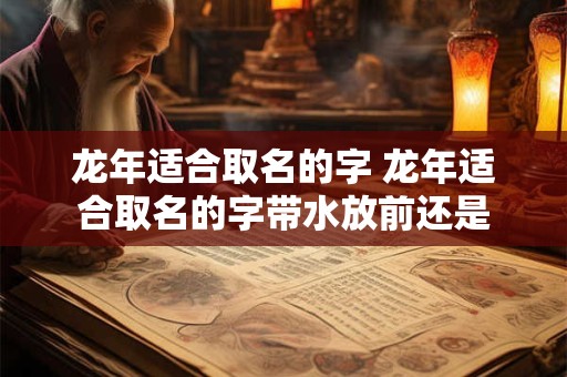 龙年适合取名的字 龙年适合取名的字带水放前还是