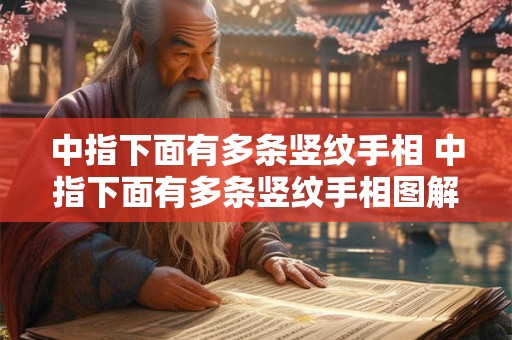 中指下面有多条竖纹手相 中指下面有多条竖纹手相图解