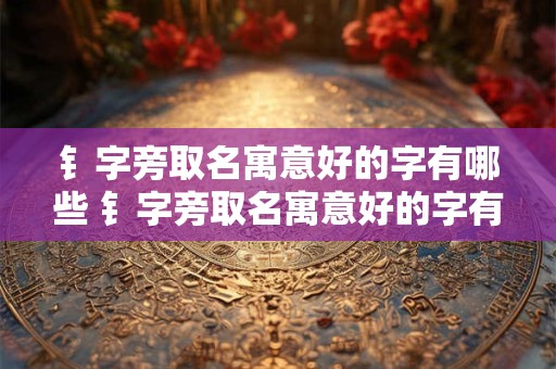 钅字旁取名寓意好的字有哪些 钅字旁取名寓意好的字有哪些女孩