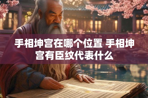手相坤宫在哪个位置 手相坤宫有臣纹代表什么