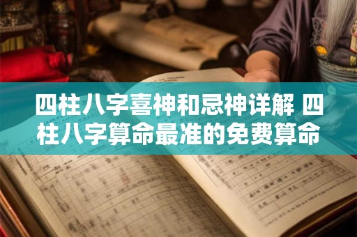四柱八字喜神和忌神详解 四柱八字算命最准的免费算命