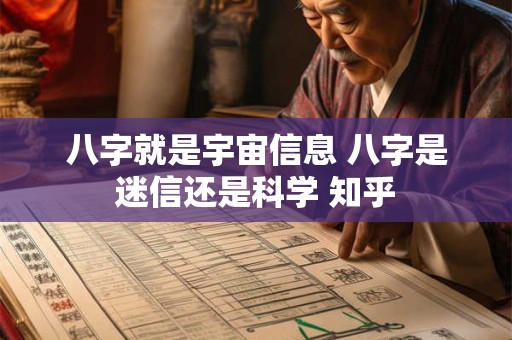 八字就是宇宙信息 八字是迷信还是科学 知乎
