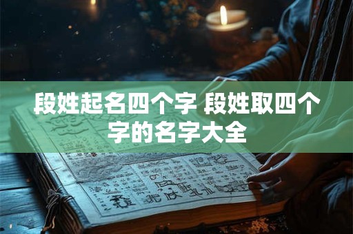 段姓起名四个字 段姓取四个字的名字大全