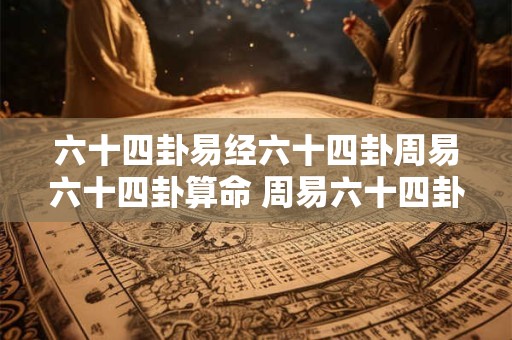六十四卦易经六十四卦周易六十四卦算命 周易六十四卦详解 - 易学界