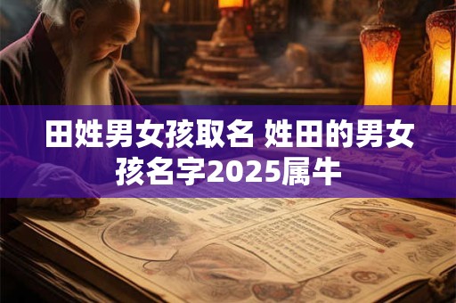 田姓男女孩取名 姓田的男女孩名字2025属牛