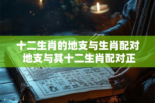 十二生肖的地支与生肖配对 地支与其十二生肖配对正确的是