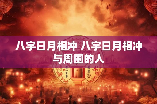 八字日月相冲 八字日月相冲与周围的人