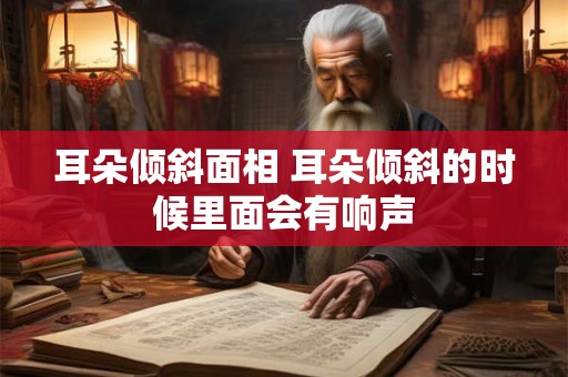 耳朵倾斜面相 耳朵倾斜的时候里面会有响声