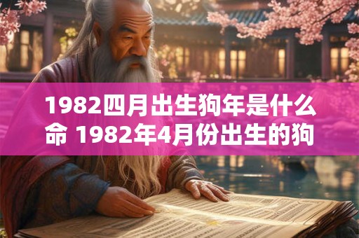 1982四月出生狗年是什么命 1982年4月份出生的狗财运怎么样